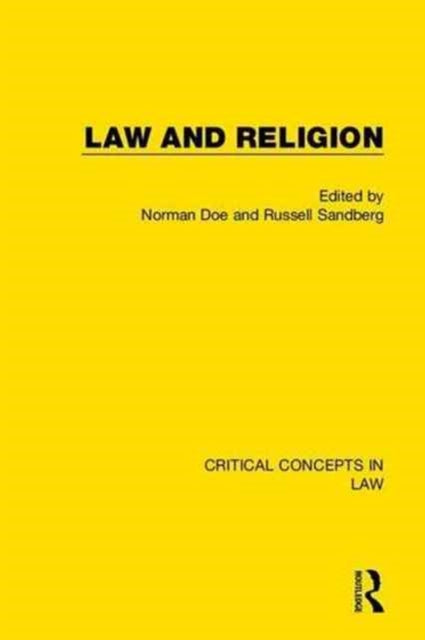 Book cover of: Law and Religion. By: Norman Doe