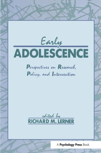 Book cover of: Early Adolescence. By: Richard M. Lerner