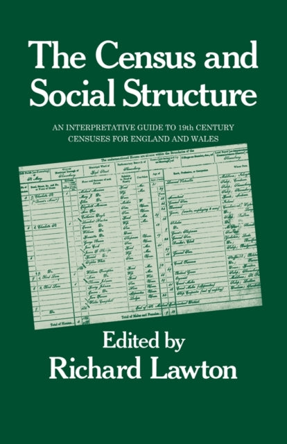Book cover of: Census and Social Structure. By: Richard Lawton