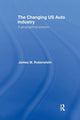Book cover of: Changing U.S. Auto Industry. By: James M. Rubenstein