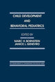 Book cover of: Child Development and Behavioral Pediatrics. By: Marc H. Bornstein