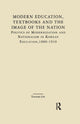 Book cover of: Modern Education, Textbooks, and the Image of the Nation. By: Yoonmi Lee