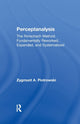 Book cover of: Perceptanalysis. By: Z. A. Piotrowski