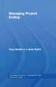 Book cover of: Managing Project Ending. By: Virpi Havila