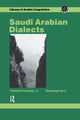 Book cover of: Saudi Arabian Dialects. By: Prochazka