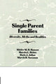 Book cover of: Single Parent Families. By: Marvin B. Sussman