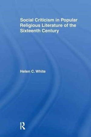 Social Criticism in Popular Religious Literature of the Sixteenth Century