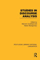 Book cover of: Studies in Discourse Analysis (RLE Linguistics B: Grammar). By: Malcolm Coulthard