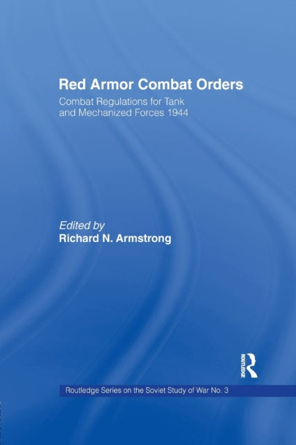 Book cover of: Red Armor Combat Orders. By: Armstrong, Richard N.