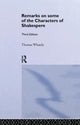 Book cover of: Remarks on Some of the Characters of Shakespeare. By: Thomas Whatley