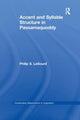 Book cover of: Accent & Syllable Structure in Passamaquoddy. By: Philip S. LeSourd