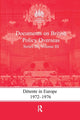 Book cover of: Detente in Europe, 1972-1976. By: Gill Bennett