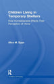 Book cover of: Children Living in Temporary Shelters. By: Alice M. Epps
