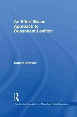 Effort Based Approach to Consonant Lenition