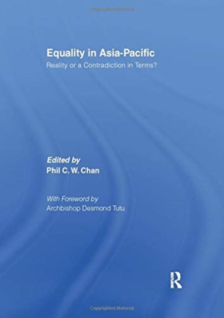 Book cover of: Equality in Asia-Pacific. By: Phil C. W. Chan