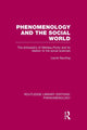 Book cover of: Phenomenology and the Social World. By: Laurie Spurling
