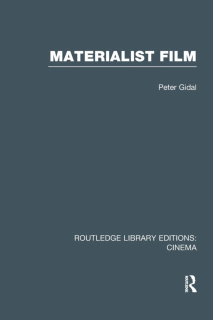 Book cover of: Materialist Film. By: Peter Gidal