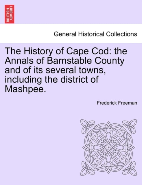 Book cover of: History of Cape Cod