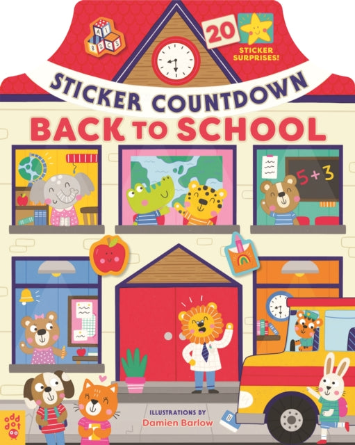 Book cover of: Sticker Countdown: Back to School. By: Odd Dot