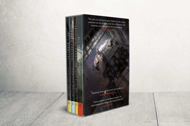 Book cover of: Murderbot Diaries. By: Martha Wells