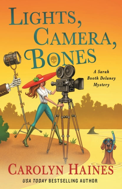 Book cover of: Lights, Camera, Bones. By: Carolyn Haines