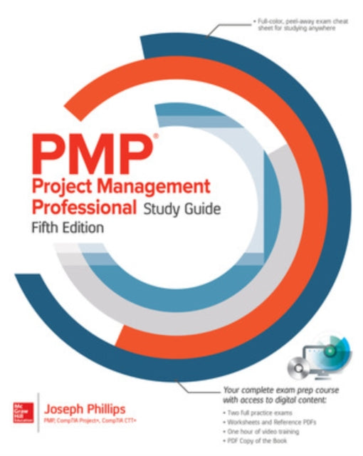 Book cover of: PMP Project Management Professional Study Guide, Fifth Edition. By: Joseph Phillips