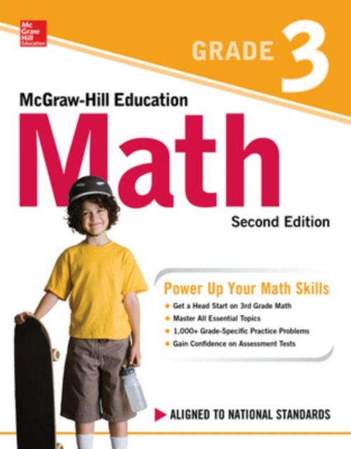 Book cover of: McGraw-Hill Education Math Grade 3, Second Edition. By: McGraw-Hill Education Staff