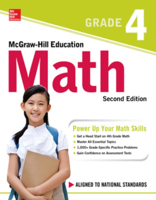 Book cover of: McGraw-Hill Education Math Grade 4, Second Edition. By: McGraw-Hill Education Staff