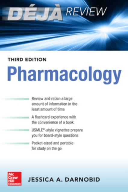 Book cover of: Deja Review:  Pharmacology, Third Edition. By: Jessica Gleason