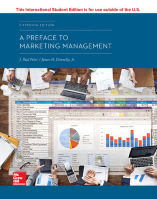 Book cover of: ISE A Preface to Marketing Management. By: James H., Jr Donnelly