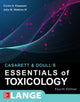Book cover of: Casarett & Doull's Essentials of Toxicology, Fourth Edition. By: Curtis D. Klaassen