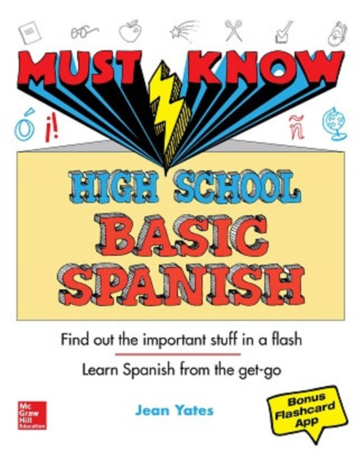 Book cover of: Must Know High School Basic Spanish. By: Jean Yates