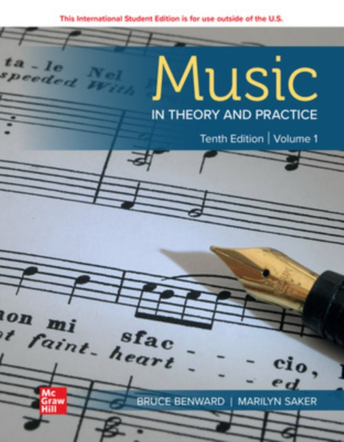 Book cover of: ISE Music in Theory and Practice Volume 1. By: Bruce Benward
