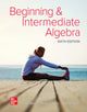 Book cover of: Create only for Integrated Video and Study Workbook for Beginning and Intermediate Algebra. By: MILLER
