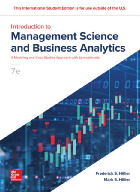 Book cover of: Introduction to Management Science ISE. By: HILLIER