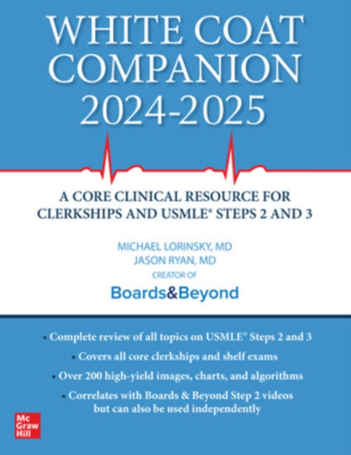 Book cover of: White Coat Companion 2024-2025. By: Michael Lorinsky