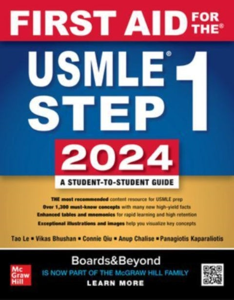 First Aid for the USMLE Step 1 2024, A Student-to-Student Guide