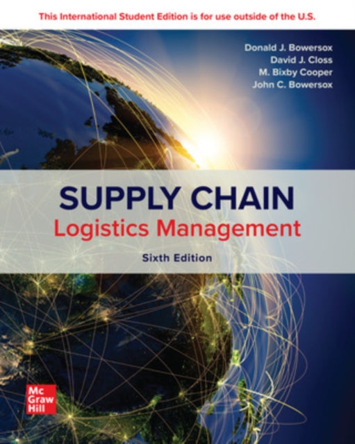 Book cover of: Supply Chain Logistics Management ISE. By: BOWERSOX