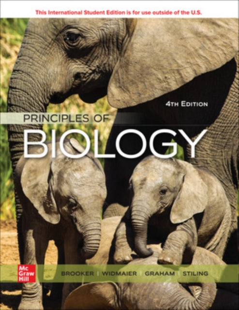 Book cover of: Principles of Biology ISE. By: BROOKER