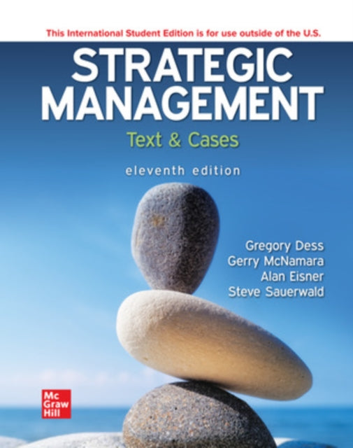 Book cover of: Strategic Management: Text and Cases ISE. By: DESS