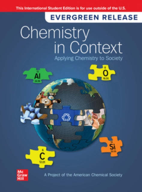 Book cover of: Chemistry in Context: 2024 Release ISE. By: AMERICAN CHEMICAL SOCIETY