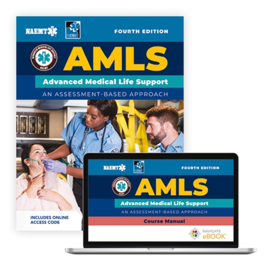 Book cover of: AMLS: Advanced Medical Life Support. By: National Association of Emergency Medical Technicians (NAEMT)