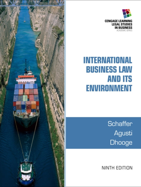 Book cover of: International Business Law and Its Environment. By: Richard Schaffer