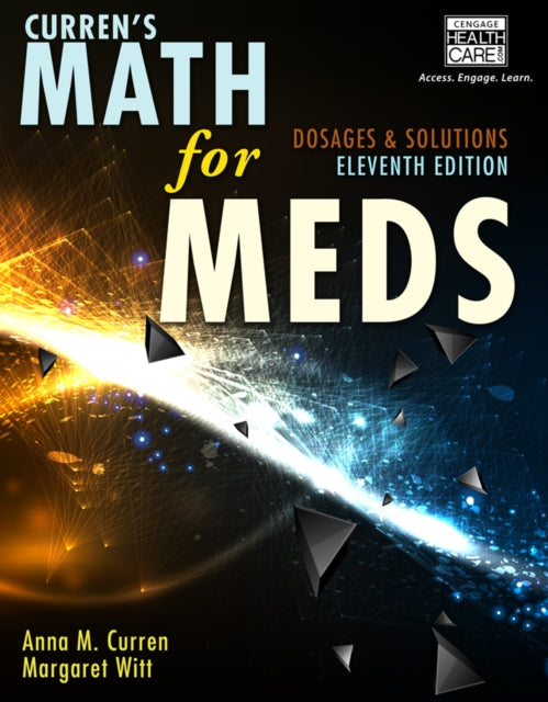 Book cover of: Curren's Math for Meds. By: Anna M. Curren