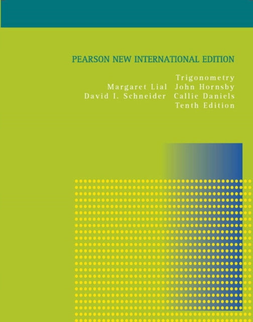 Book cover of: Trigonometry. By: Margaret L. Lial