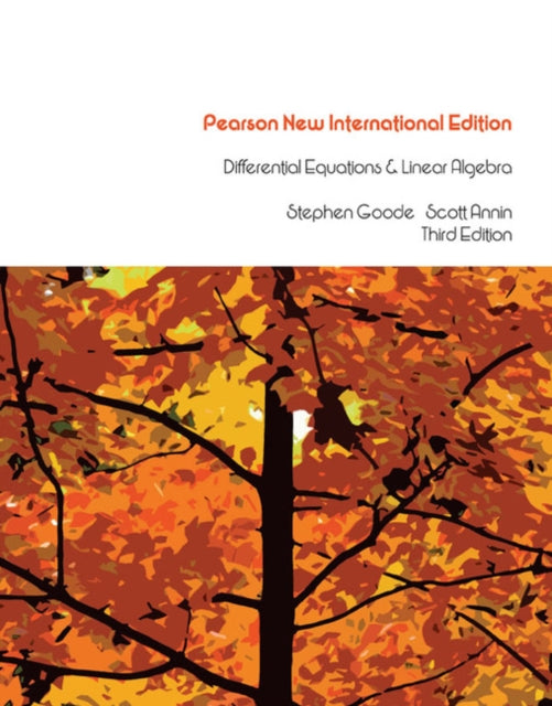 Book cover of: Differential Equations and Linear Algebra. By: Stephen W. Goode