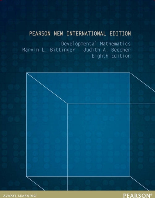 Book cover of: Developmental Mathematics. By: Marvin Bittinger