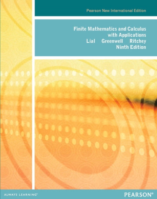 Book cover of: Finite Mathematics and Calculus with Applications. By: Margaret L. Lial