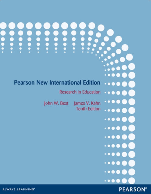Book cover of: Research in Education. By: John W. Best