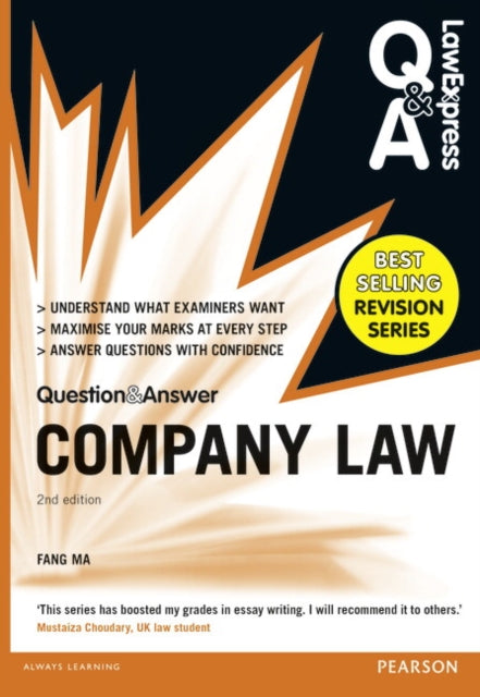 Book cover of: Law Express Question and Answer: Company Law (Q&A revision guide). By: Dr Fang Ma